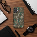 i Phone 16 Camo Tough Case: Rugged Protection for Adventurers