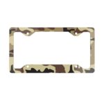 Camo Metal License Plate Frame – Old School ARVN Style