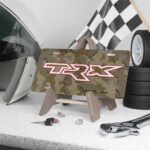 Personalized Camo TRX Vanity Plate for Unique Vehicle Style