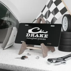 Custom Camo Vanity Plate In Drake Duck Hunter Camo With Logo