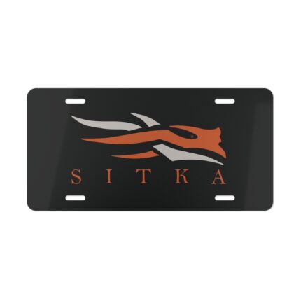 Custom Sitka Camo Vanity Plate – Ultimate Outdoor Style