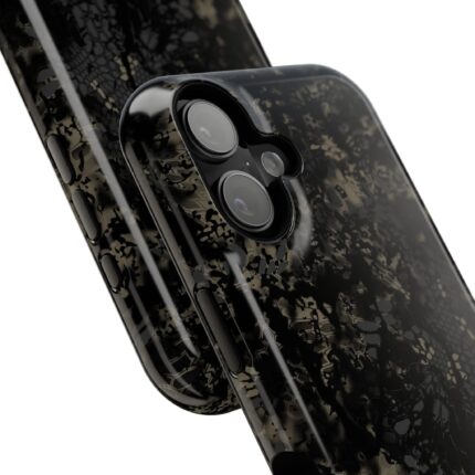 Rugged Camouflage i Phone 17 Case for Outdoor Enthusiasts || Tactical Blackout i Phone 17 Case – Durable Camo Protection