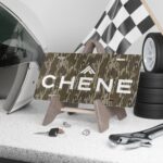 Custom Chene Camo Vanity Plate – Personalize Your Ride! || Unique Camo Vanity Plate for Cars – Durable & Stylish Personal Touch