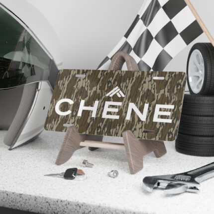 Custom Chene Camo Vanity Plate – Personalize Your Ride! || Unique Camo Vanity Plate for Cars – Durable & Stylish Personal Touch