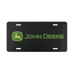 Custom John Deere Logo Vanity Plate – Personalize Your Ride!