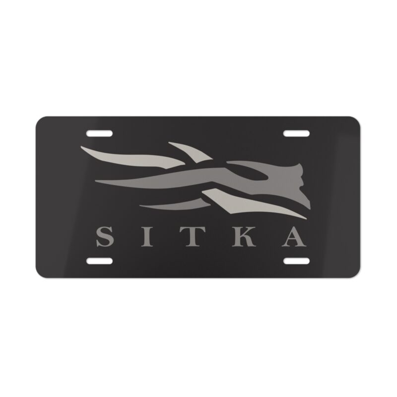 Darken Your Front End &ndash; Sitka Blackout Camo License Plate