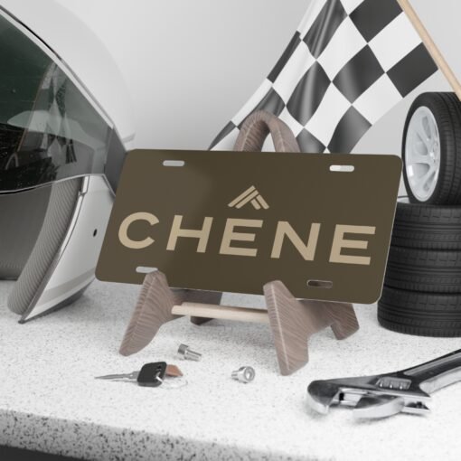 Custom Camo Vanity Plate With Chene