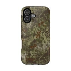 Camouflage iPhone 17 Phone Case | Durable Outdoor Camo Case, Hunter Camo Protection Kryptek Mandrake