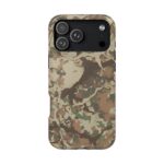 Rugged Camouflage i Phone 17 Case for Outdoor Adventures || Stylish First Lite Fusion Camo Case for i Phone 17 Protection