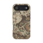 Rugged Camouflage i Phone 17 Case for Outdoor Adventures || Stylish First Lite Fusion Camo Case for i Phone 17 Protection