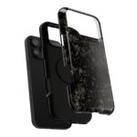 Rugged Camouflage i Phone 17 Case for Outdoor Enthusiasts || Tactical Blackout i Phone 17 Case – Durable Camo Protection