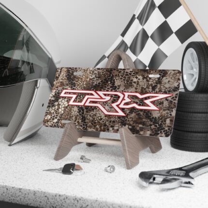 Custom TRX Camo Vanity Plate – Unleash Your Adventure Style