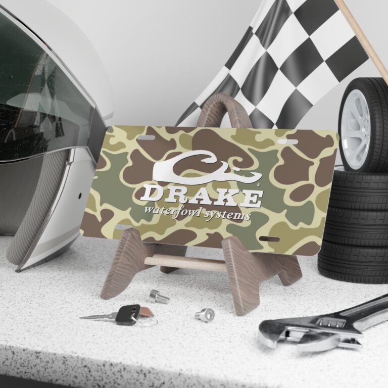 Hunt-Ready Front End Drake Woodland Camo License Plate
