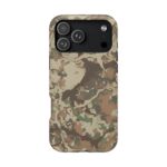 Rugged Camouflage i Phone 17 Case for Outdoor Adventures || Stylish First Lite Fusion Camo Case for i Phone 17 Protection