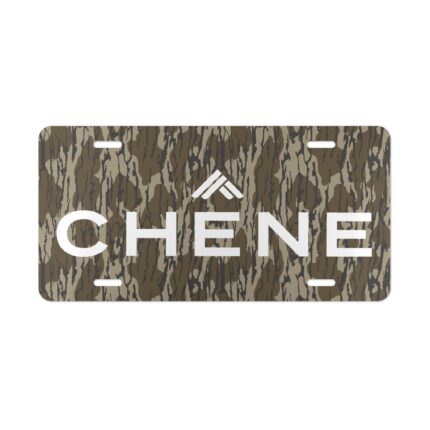 Custom Chene Camo Vanity Plate – Personalize Your Ride! || Unique Camo Vanity Plate for Cars – Durable & Stylish Personal Touch