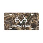 Custom Realtree Camo Vanity Plate – Personalize Your Ride! || Unique Camo License Plate with Logo – Outdoor Style Statement