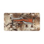 Custom Camo Vanity Plate – Sitka Waterfowl Logo for Outdoors || Stylish Aluminum Camo Plate – Personalize Your Ride with Sitka Design