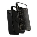 Rugged Camouflage i Phone 17 Case for Outdoor Enthusiasts || Tactical Blackout i Phone 17 Case – Durable Camo Protection