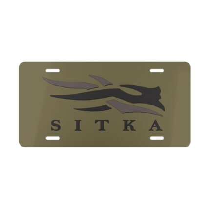 Personalized Sitka Camo Vanity Plate for Adventurers
