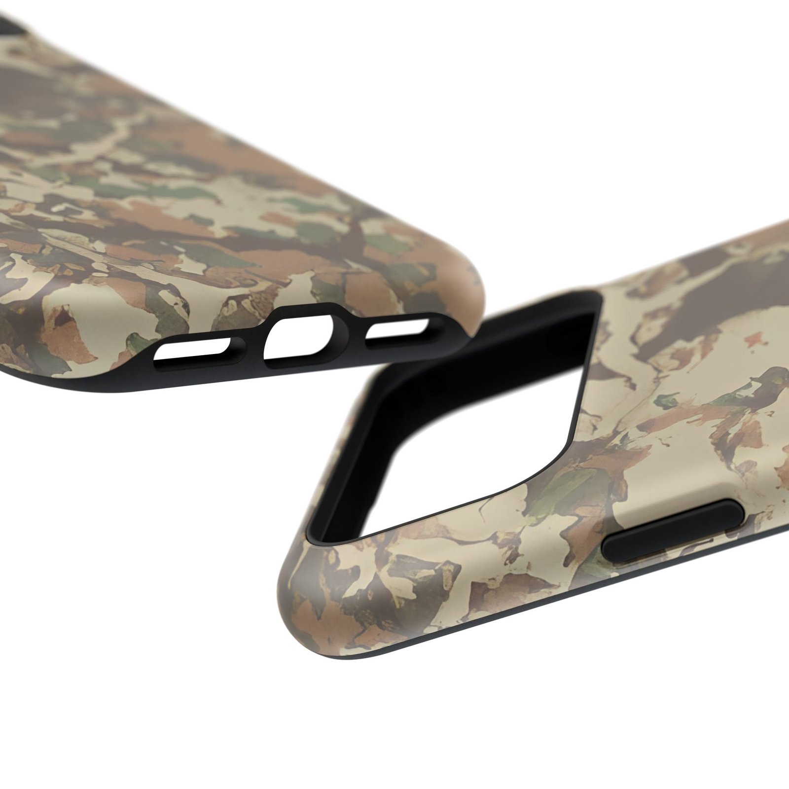 Rugged Camouflage i Phone 17 Case for Outdoor Adventures || Stylish First Lite Fusion Camo Case for i Phone 17 Protection