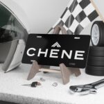 Custom Camo Vanity Plate – Unique Chene Design for Your Ride