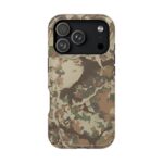 Rugged Camouflage i Phone 17 Case for Outdoor Adventures || Stylish First Lite Fusion Camo Case for i Phone 17 Protection