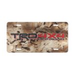 Custom Camouflage Vanity Plate – TRD Offroad Adventure Tag
