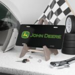 Custom John Deere Logo Vanity Plate – Personalize Your Ride!