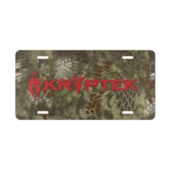 Custom Camo Vanity Plate – Kryptek Mandrake Style