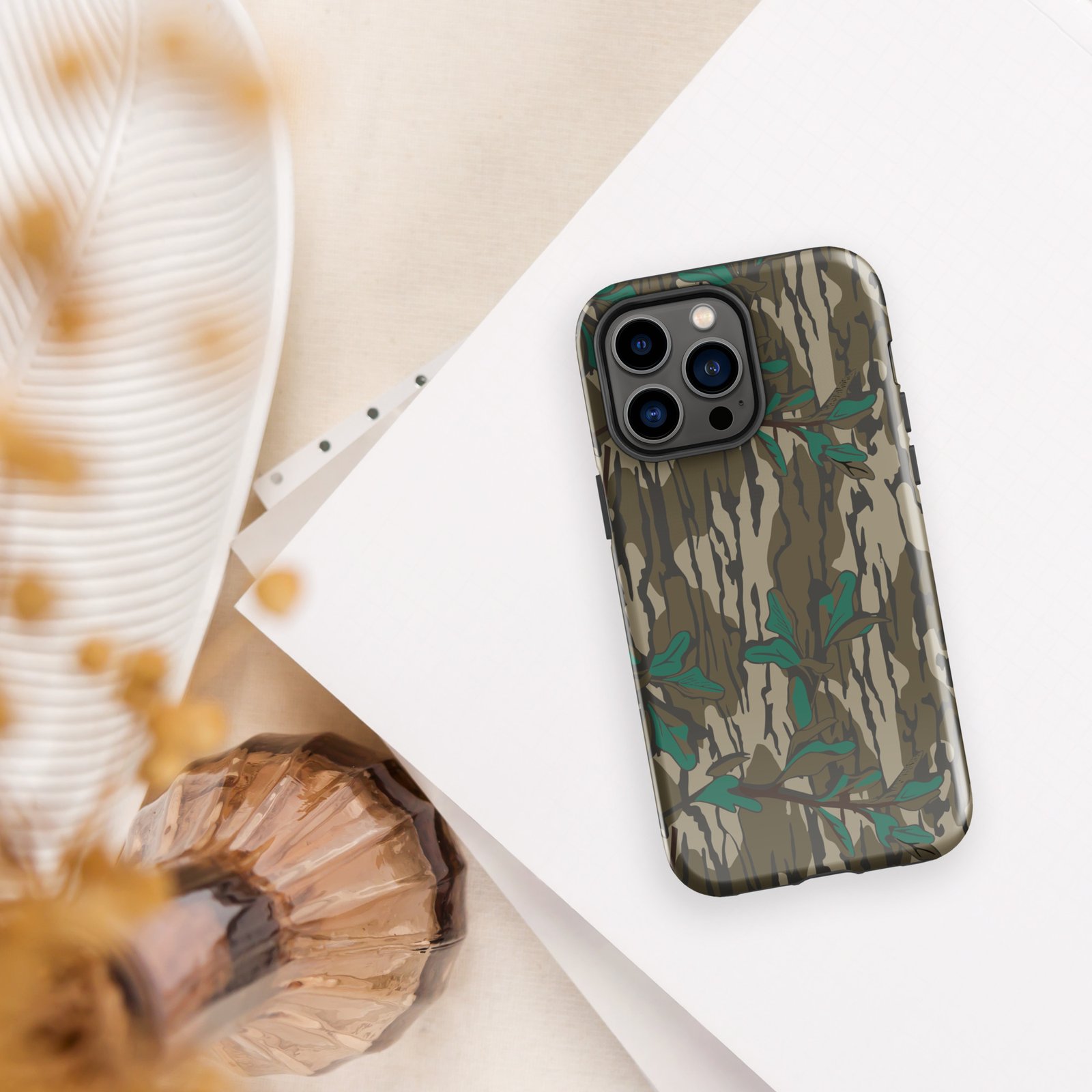 Rugged Camo Tough Case for i Phone – Ultimate Outdoor Protection