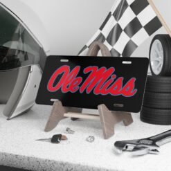 Custom Camo Vanity Plate Ole Miss V2