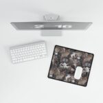 Camo Stylish Desk Mats for Home Office, Ergonomic Desk Accessories, Elegant Work Surface, Gift for Students, Camouflage and Black Designs