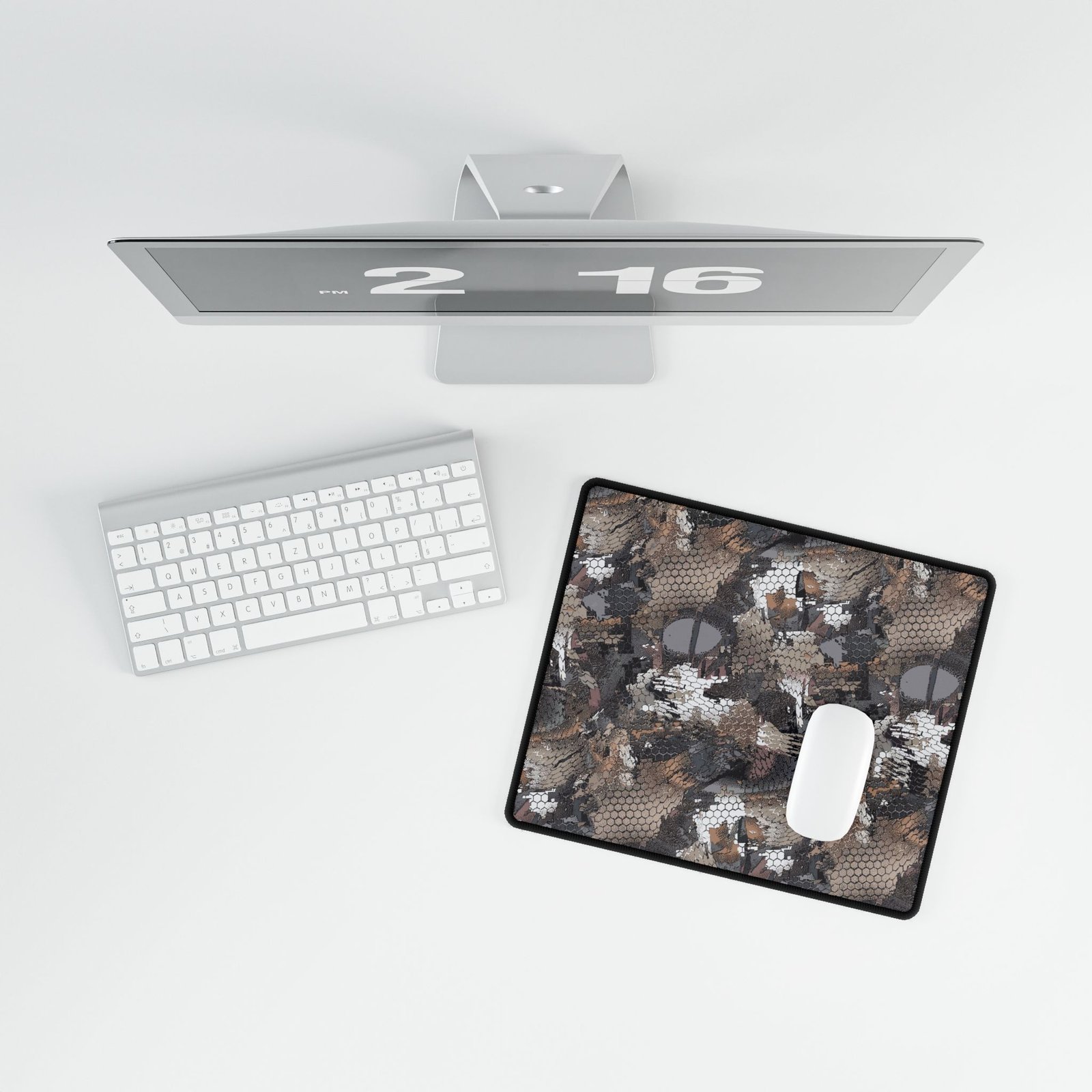 Camo Stylish Desk Mats for Home Office, Ergonomic Desk Accessories, Elegant Work Surface, Gift for Students, Camouflage and Black Designs