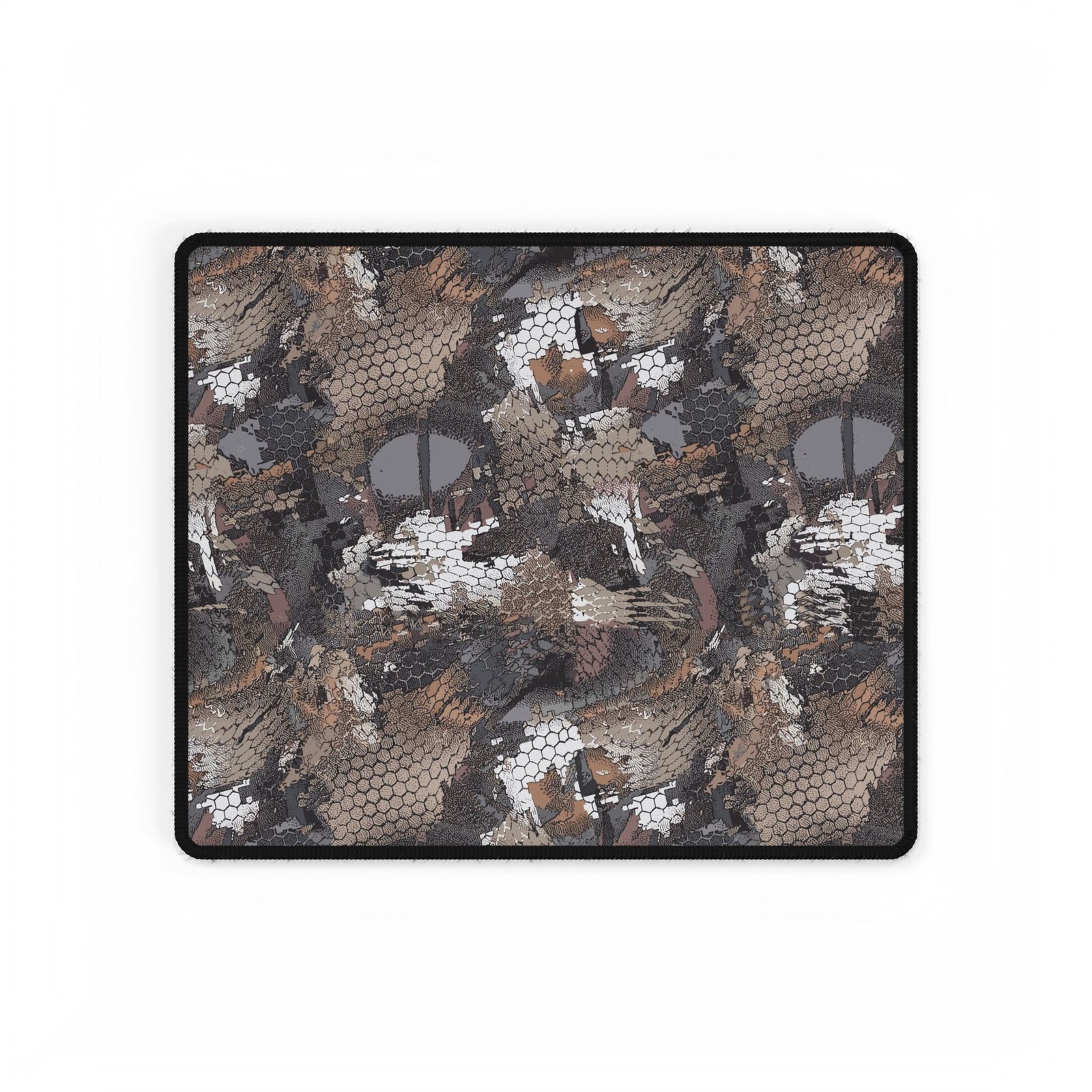 Camo Stylish Desk Mats for Home Office, Ergonomic Desk Accessories, Elegant Work Surface, Gift for Students, Camouflage and Black Designs