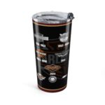 120th Harley-Davidson Motorcycle Tumbler 20oz, Perfect Gift for Bikers, Summer Road Trips, Father’s Day, Bike Week, Travel Mug