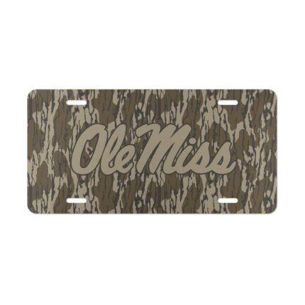 Vanity Front License Plate | Custom Designed Tag | Outdoor Enthusiast Truck Accessories | Camo Vanity Plates