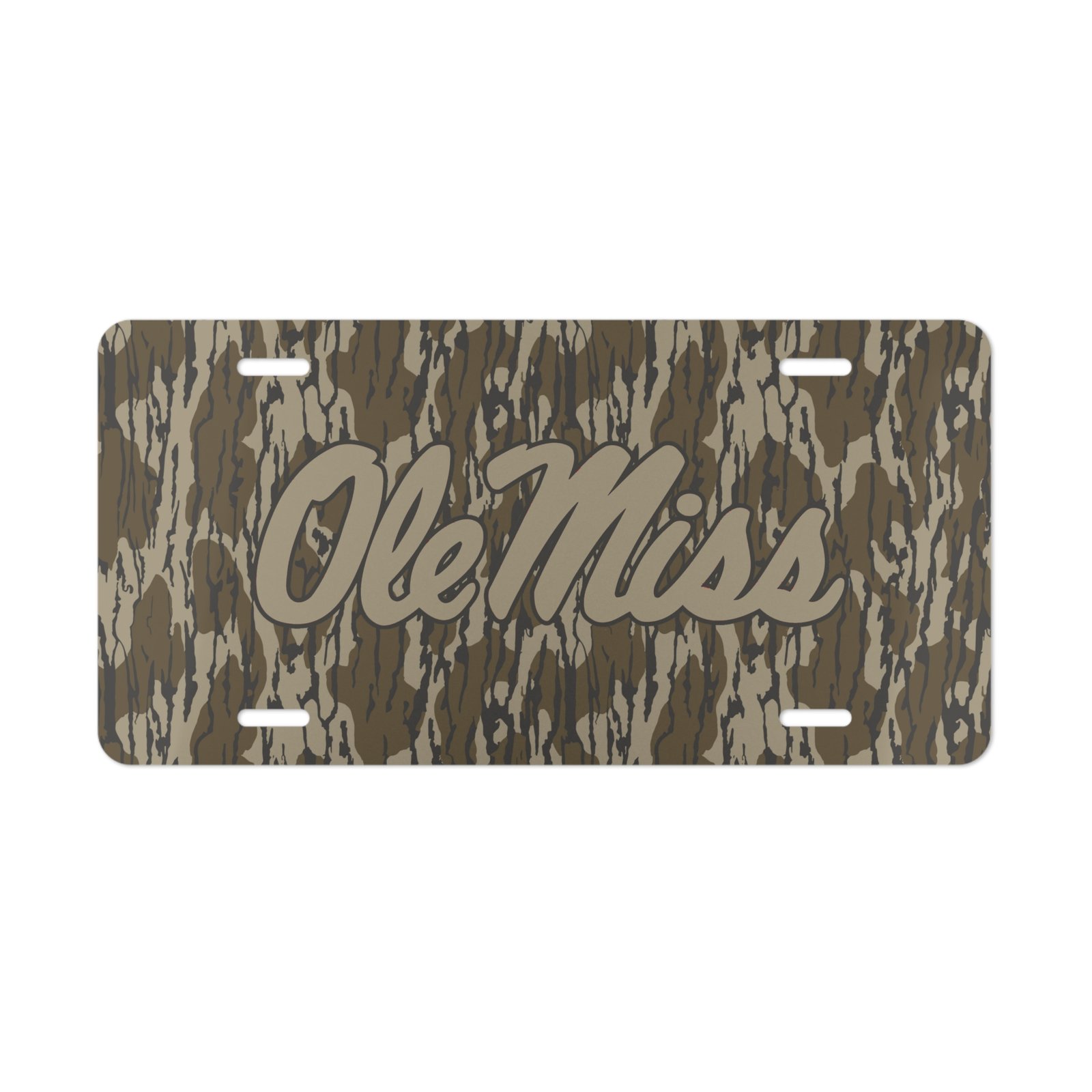 Custom Camo Vanity Plate Ole Miss V2