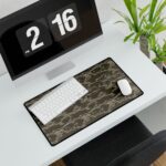 Stylish Desk Mats for Home Office, Ergonomic Desk Accessories, Elegant Work Surface, Gift for Students, Camouflage and Black Designs