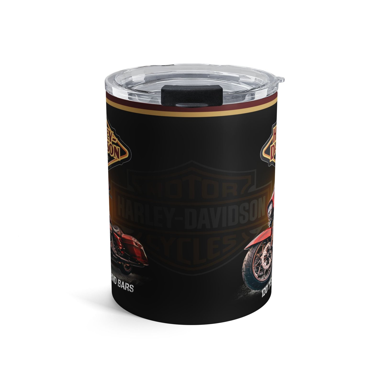 Vintage Motorcycle Tumbler 10oz| Retro Biker Gift, Travel Mug, Custom Drinkware, Harley-Inspired Cup, Motorcycle Enthusiast