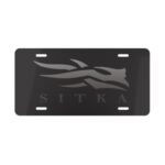 Sitka Camo Blackout Front Vanity Plate for Hunting Trucks