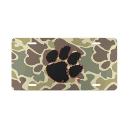 Vanity Front License Plate | Custom Designed Tag | Outdoor Enthusiast Truck Accessories | Camo Vanity Plates