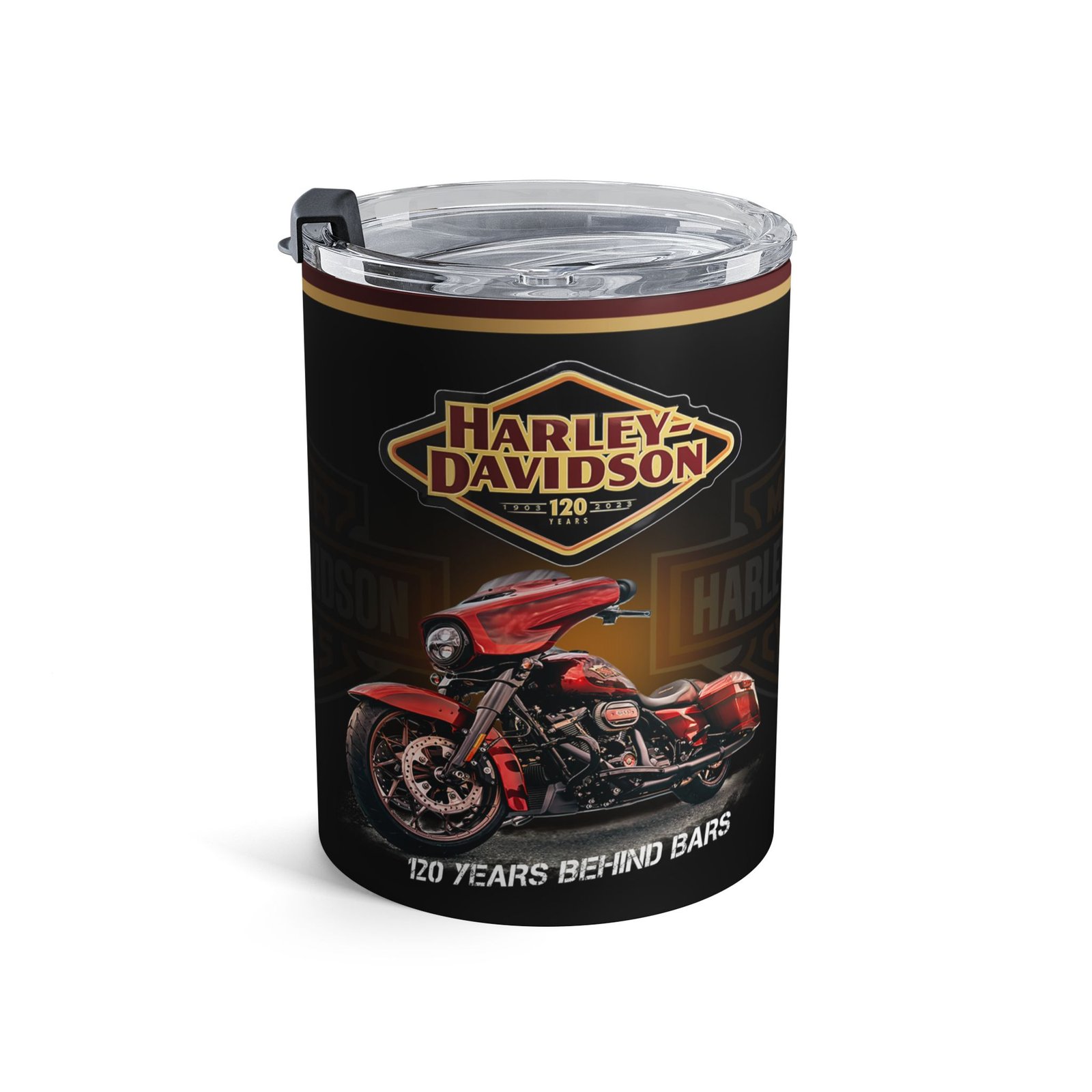 Vintage Motorcycle Tumbler 10oz| Retro Biker Gift, Travel Mug, Custom Drinkware, Harley-Inspired Cup, Motorcycle Enthusiast