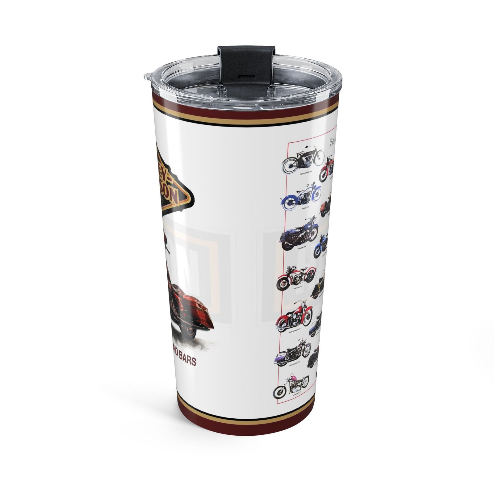 120th Harley-Davidson Motorcycle Tumbler 20oz, Perfect Gift for Bikers, Summer Road Trips, Father’s Day, Bike Week, Camping Travel Mug