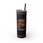 Harley-Davidson Skinny Tumbler, 20oz, Stylish Travel Cup, Motorbike Lover Gift, Road Trip Essential, All Occasion Drinkware