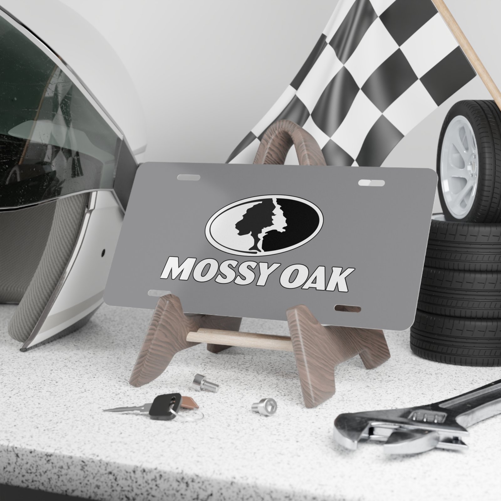 Custom Camo Vanity Plate