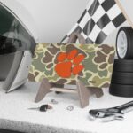 Custom Camo Vanity Plate In Drake Woodland Duck Hunter Camo With Logo