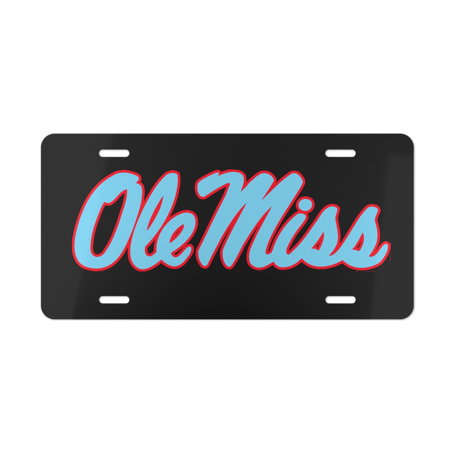 Custom Camo Vanity Plate Ole Miss V2