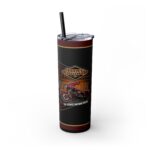 Harley-Davidson Skinny Tumbler, 20oz, Stylish Travel Cup, Motorbike Lover Gift, Road Trip Essential, All Occasion Drinkware