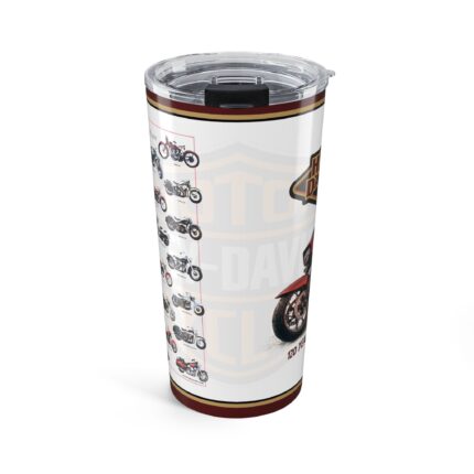 120th Harley-Davidson Motorcycle Tumbler 20oz, Perfect Gift for Bikers, Summer Road Trips, Father’s Day, Bike Week, Camping Travel Mug