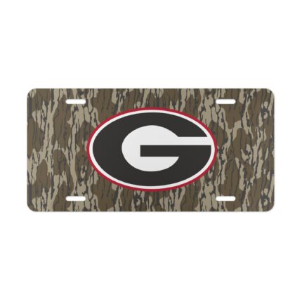 Authentic Hunter Camo Vanity Plate for Rugged Front License Display